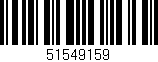 Código de barras (EAN, GTIN, SKU, ISBN): '51549159'