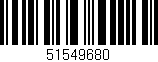 Código de barras (EAN, GTIN, SKU, ISBN): '51549680'