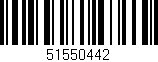 Código de barras (EAN, GTIN, SKU, ISBN): '51550442'