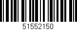 Código de barras (EAN, GTIN, SKU, ISBN): '51552150'