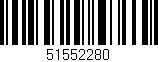 Código de barras (EAN, GTIN, SKU, ISBN): '51552280'