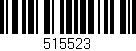 Código de barras (EAN, GTIN, SKU, ISBN): '515523'