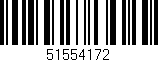 Código de barras (EAN, GTIN, SKU, ISBN): '51554172'