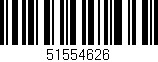 Código de barras (EAN, GTIN, SKU, ISBN): '51554626'