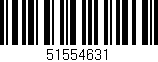 Código de barras (EAN, GTIN, SKU, ISBN): '51554631'