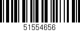 Código de barras (EAN, GTIN, SKU, ISBN): '51554656'