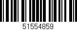 Código de barras (EAN, GTIN, SKU, ISBN): '51554859'