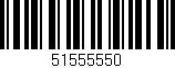 Código de barras (EAN, GTIN, SKU, ISBN): '51555550'