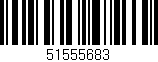 Código de barras (EAN, GTIN, SKU, ISBN): '51555683'