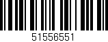 Código de barras (EAN, GTIN, SKU, ISBN): '51556551'
