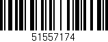 Código de barras (EAN, GTIN, SKU, ISBN): '51557174'