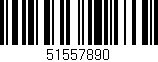 Código de barras (EAN, GTIN, SKU, ISBN): '51557890'