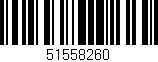 Código de barras (EAN, GTIN, SKU, ISBN): '51558260'