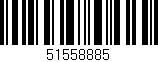 Código de barras (EAN, GTIN, SKU, ISBN): '51558885'