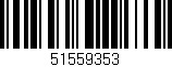 Código de barras (EAN, GTIN, SKU, ISBN): '51559353'