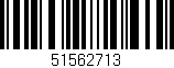 Código de barras (EAN, GTIN, SKU, ISBN): '51562713'