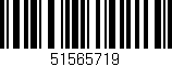 Código de barras (EAN, GTIN, SKU, ISBN): '51565719'