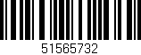 Código de barras (EAN, GTIN, SKU, ISBN): '51565732'