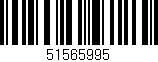 Código de barras (EAN, GTIN, SKU, ISBN): '51565995'