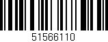 Código de barras (EAN, GTIN, SKU, ISBN): '51566110'
