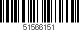 Código de barras (EAN, GTIN, SKU, ISBN): '51566151'