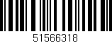 Código de barras (EAN, GTIN, SKU, ISBN): '51566318'