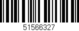 Código de barras (EAN, GTIN, SKU, ISBN): '51566327'