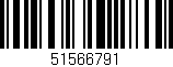 Código de barras (EAN, GTIN, SKU, ISBN): '51566791'