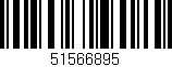 Código de barras (EAN, GTIN, SKU, ISBN): '51566895'