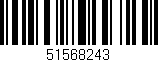 Código de barras (EAN, GTIN, SKU, ISBN): '51568243'