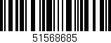 Código de barras (EAN, GTIN, SKU, ISBN): '51568685'