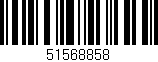 Código de barras (EAN, GTIN, SKU, ISBN): '51568858'