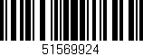 Código de barras (EAN, GTIN, SKU, ISBN): '51569924'