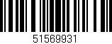 Código de barras (EAN, GTIN, SKU, ISBN): '51569931'