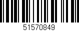 Código de barras (EAN, GTIN, SKU, ISBN): '51570849'