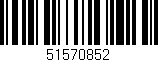 Código de barras (EAN, GTIN, SKU, ISBN): '51570852'