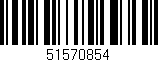 Código de barras (EAN, GTIN, SKU, ISBN): '51570854'