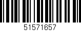 Código de barras (EAN, GTIN, SKU, ISBN): '51571657'