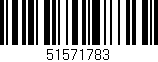 Código de barras (EAN, GTIN, SKU, ISBN): '51571783'