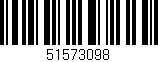 Código de barras (EAN, GTIN, SKU, ISBN): '51573098'