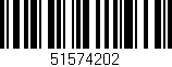 Código de barras (EAN, GTIN, SKU, ISBN): '51574202'