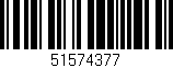 Código de barras (EAN, GTIN, SKU, ISBN): '51574377'