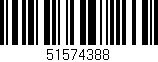 Código de barras (EAN, GTIN, SKU, ISBN): '51574388'