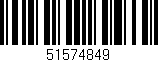 Código de barras (EAN, GTIN, SKU, ISBN): '51574849'