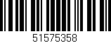 Código de barras (EAN, GTIN, SKU, ISBN): '51575358'
