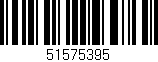 Código de barras (EAN, GTIN, SKU, ISBN): '51575395'