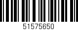 Código de barras (EAN, GTIN, SKU, ISBN): '51575650'