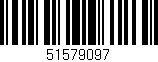 Código de barras (EAN, GTIN, SKU, ISBN): '51579097'