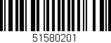 Código de barras (EAN, GTIN, SKU, ISBN): '51580201'