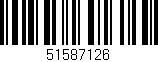 Código de barras (EAN, GTIN, SKU, ISBN): '51587126'